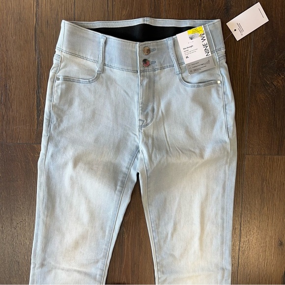 🆕 Nine West midrise Slim straight Jean SZ 2L - Picture 3 of 6